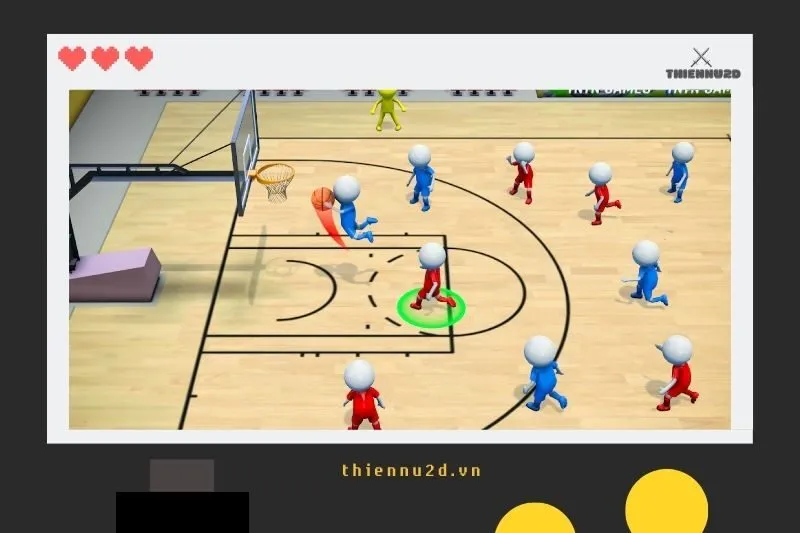 game Stickman Basketball mobile