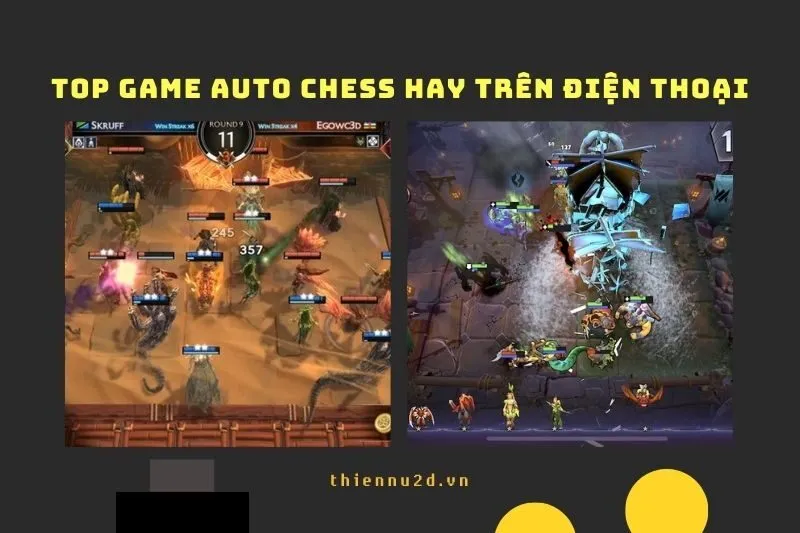 Top game auto chess hay trên điện thoại