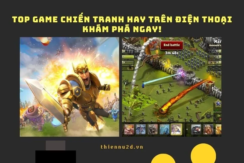 Top game chiến tranh hay trên điện thoại: Khám phá ngay!